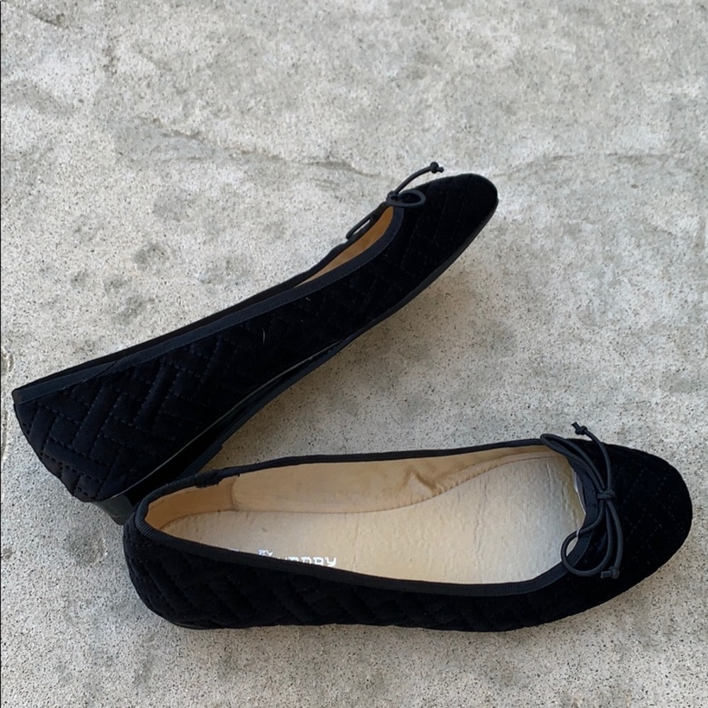 New! CL by Laundry Aris Quilted Velvet Flats 8.5 - Picture 2 of 7